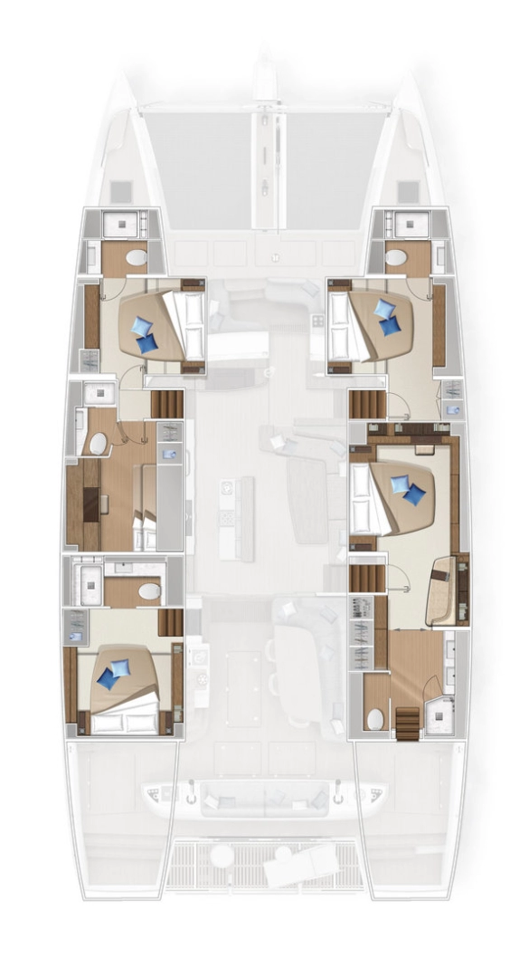 Lagoon Lagoon Sixty 5 charter bareboat or skippered in  Alimos