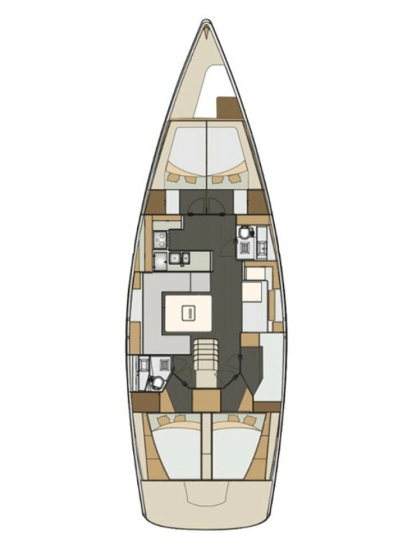 Elan Impression 50 charter bareboat or skippered in  Split