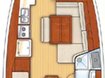 Hire Sailboat Bénéteau with a boat licence