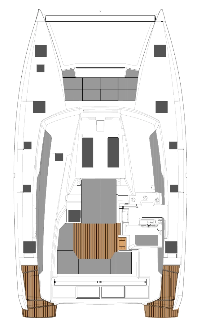 Fountaine Pajot Elba 45 charter bareboat or skippered in  Alimos