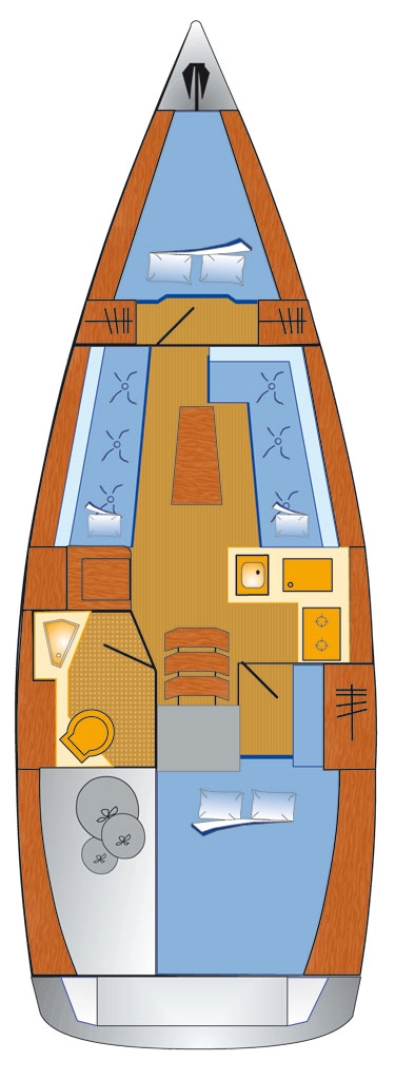 Sailboat hire in Rogoznica - Bavaria Cruiser 34