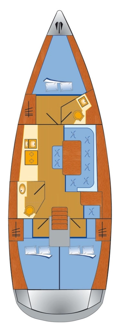 Hire Sailboat Bavaria with a boat licence