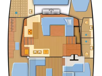 Fountaine Pajot Elba 45 charter bareboat or skippered in  Biograd na Moru