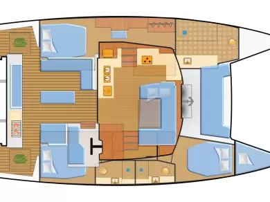 Yacht charter Rogoznica - Fountaine Pajot Elba 45 on SamBoat