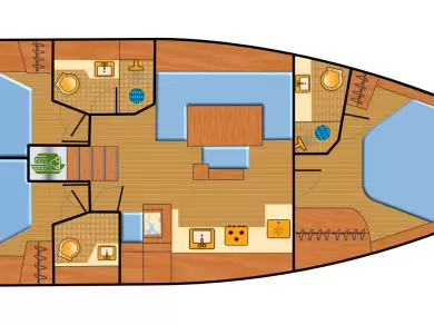 Hanse Hanse 460 charter bareboat or skippered in  Rogoznica