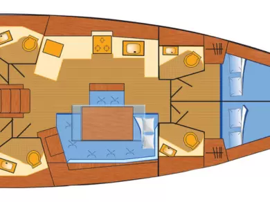 Sailboat hire in Rogoznica - Bénéteau Oceanis 46.1