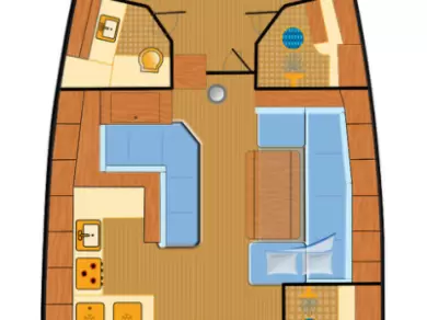 Hire Sailboat Bénéteau with a boat licence