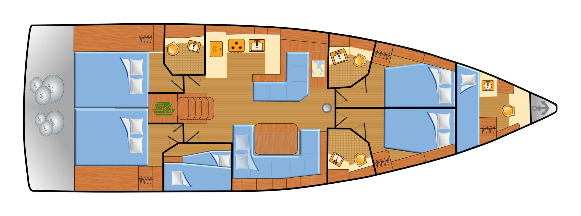 Yacht hire Rogoznica cheap Oceanis 51.1