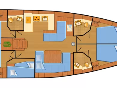 Yacht hire Rogoznica cheap Oceanis 51.1