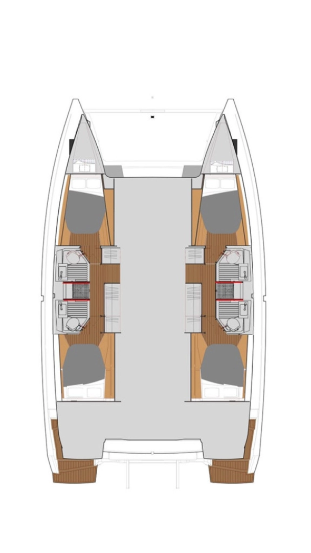 Hire Catamaran with or without skipper Fountaine Pajot Lefkáda