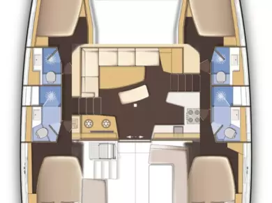 Catamaran hire in Alimos - Lagoon Lagoon 42