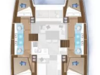 Hire Catamaran Lagoon with a boat licence