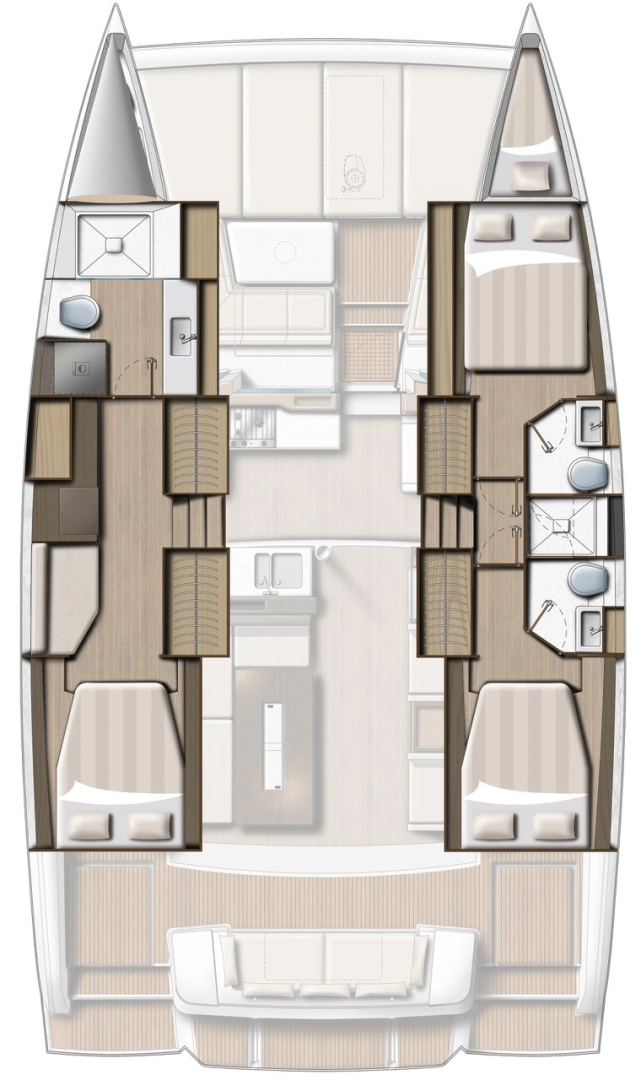 Hire Catamaran with or without skipper Bali Sukošan