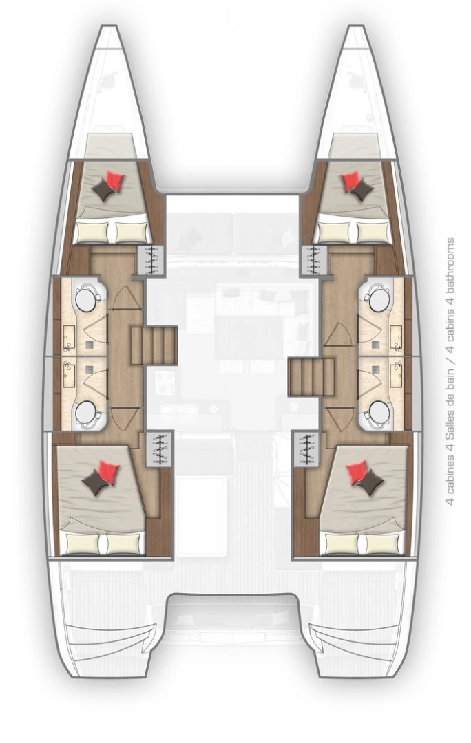 Lagoon Lagoon 40 charter bareboat or skippered in  Biograd na Moru