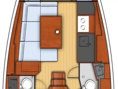 Bénéteau Oceanis 38 charter bareboat or skippered in  Biograd na Moru