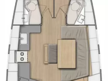 Hire Sailboat Bénéteau with a boat licence