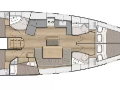 Hire Sailboat Bénéteau with a boat licence