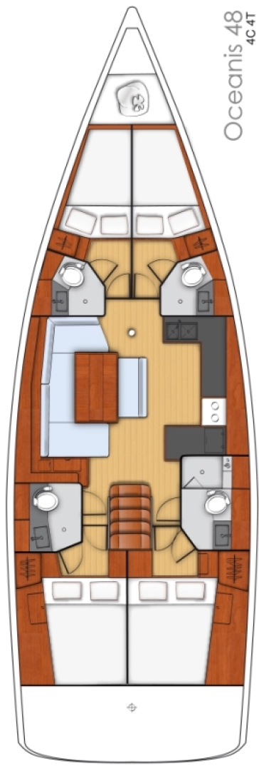 Hire a Bénéteau Oceanis 48 Split