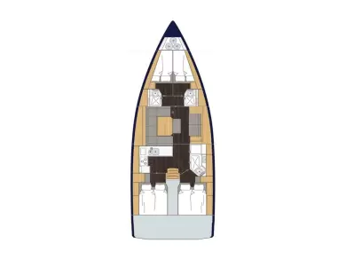 Yacht hire Lefkáda cheap Bavaria C45
