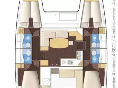 Hire a Lagoon Lagoon 400 S2 Turgutreis