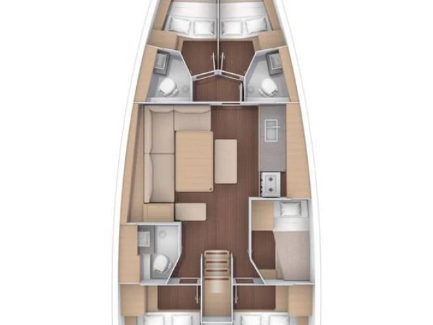 Dufour Dufour 470 charter bareboat or skippered in  Fethiye
