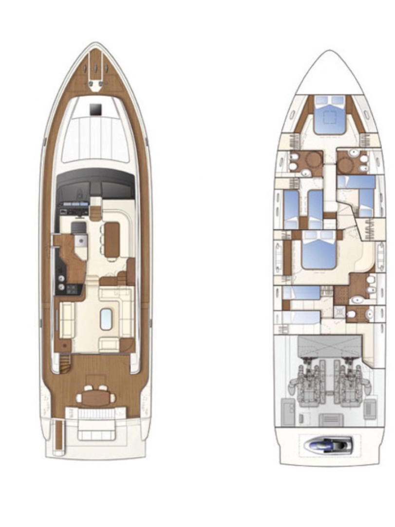 Yacht charter Split - Ferretti Ferretti Yachts 681 on SamBoat