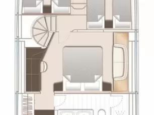 Yacht hire Podstrana cheap Princess Y72