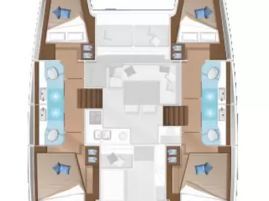 Hire Catamaran Lagoon with a boat licence