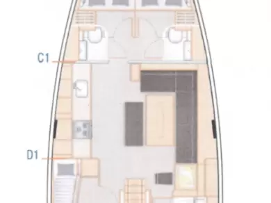Hanse Hanse 508 charter bareboat or skippered in  Pula