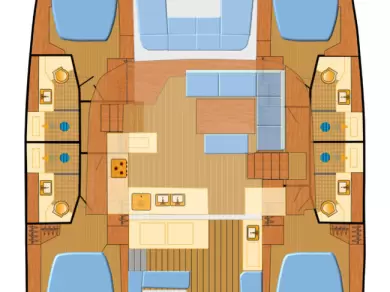 Hire Catamaran with or without skipper Lagoon Can Pastilla