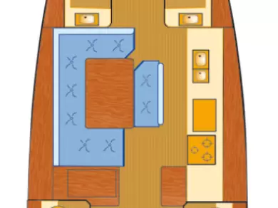 Hire Sailboat Jeanneau with a boat licence