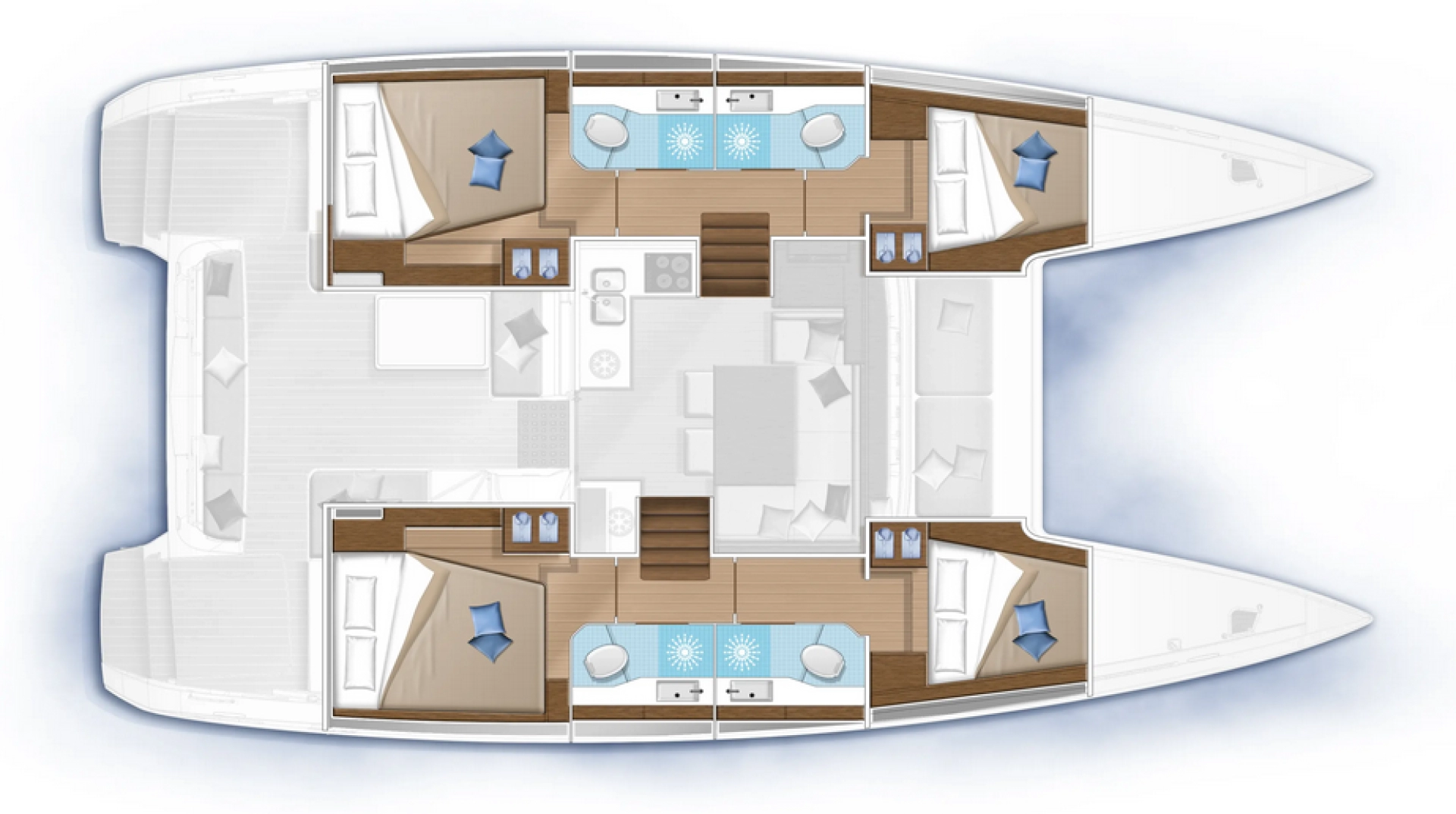 Catamaran to hire Alimos at the best price