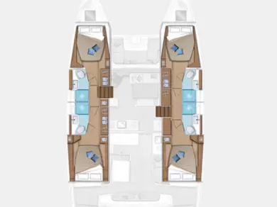 Catamaran to hire Alimos at the best price