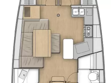 Yacht hire Alimos cheap Oceanis 40.1