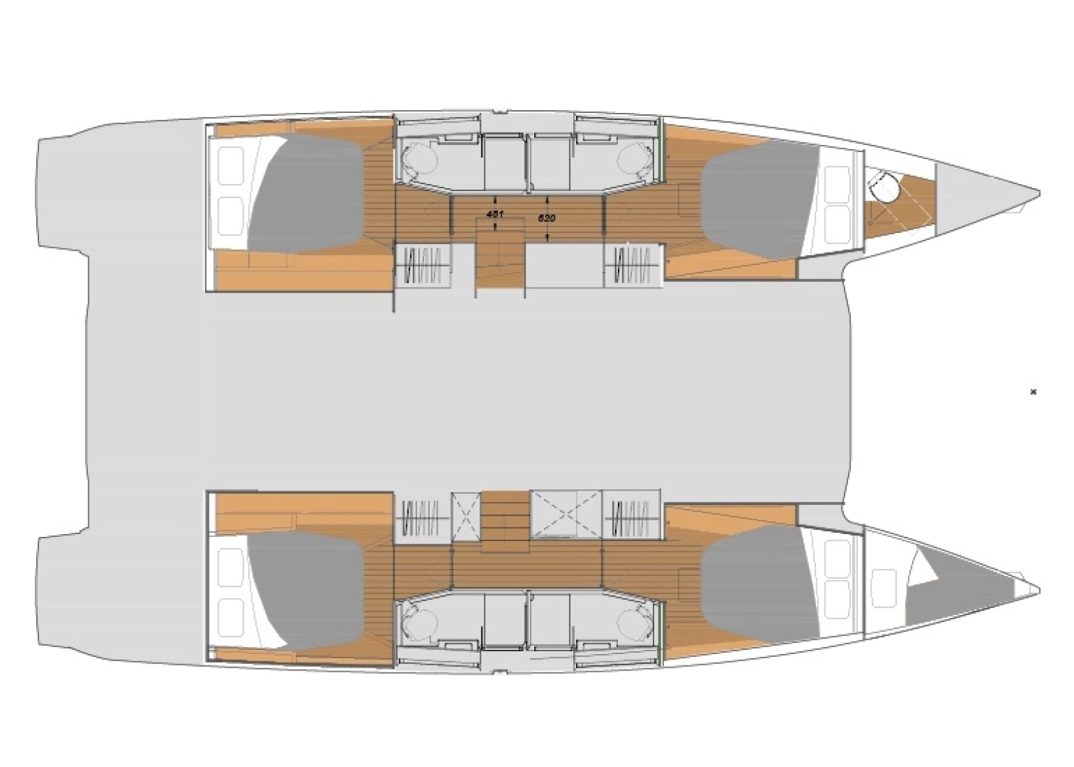 Fountaine Pajot Elba 45 charter bareboat or skippered in  Zadar
