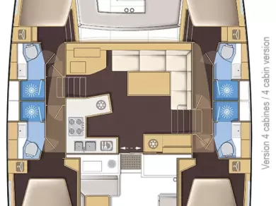 Hire a Lagoon Lagoon 450 Sport Top Zadar