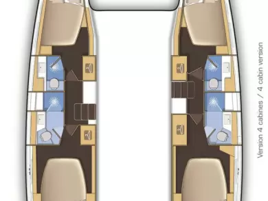 Catamaran hire in Salamina - Lagoon Lagoon 42