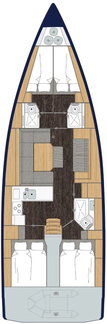 Hire Sailboat Bavaria with a boat licence