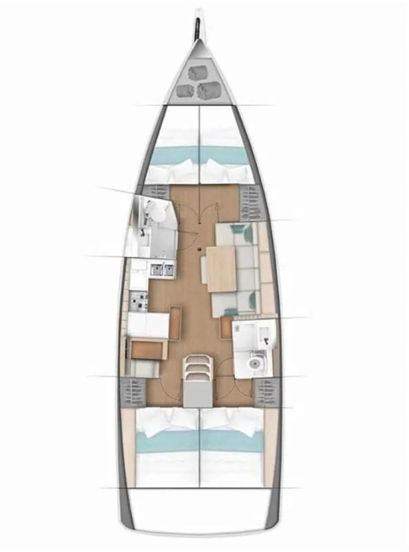 Yacht charter Gouvia - Jeanneau Sun Odyssey 440 on SamBoat
