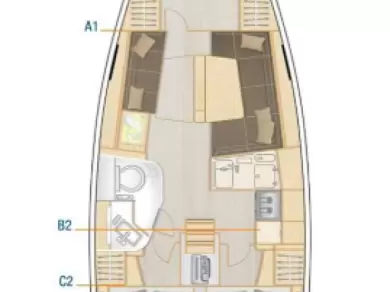 Hire Sailboat with or without skipper Hanse Seget Donji