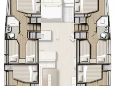 Catamaran hire in Pirovac - Bali Bali 5.4