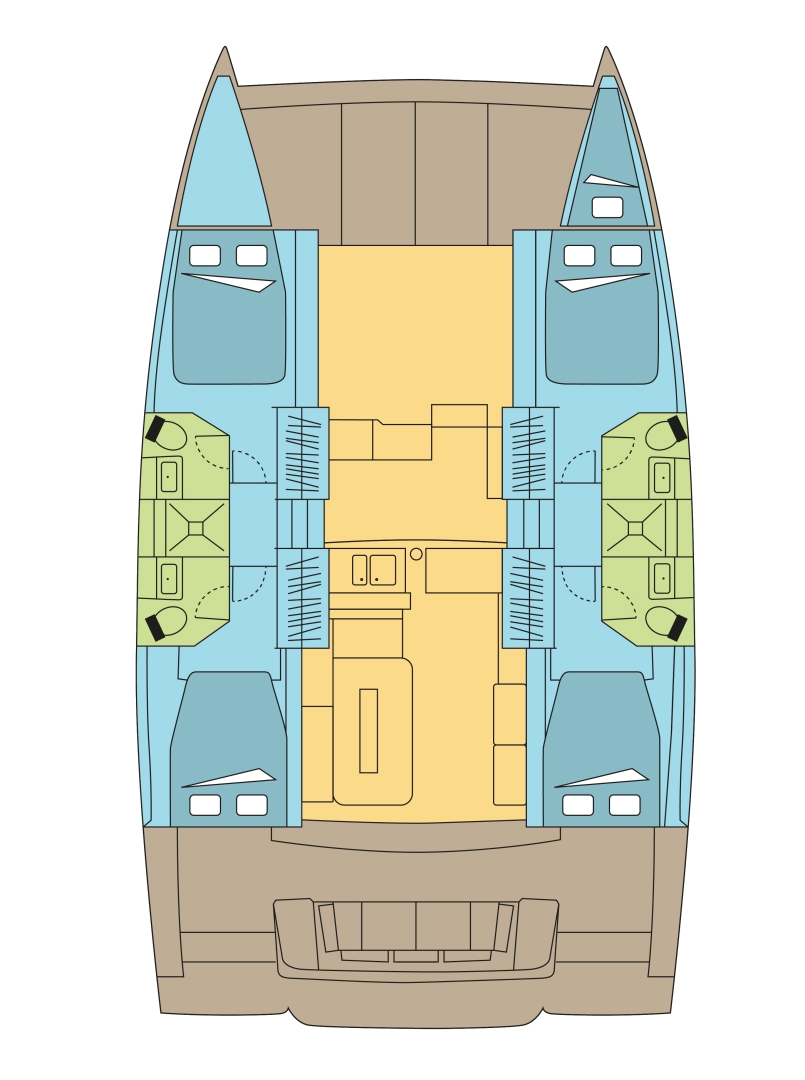 Bali Bali 4.2 charter bareboat or skippered in  Nassau