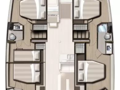 Bali Bali 4.8 charter bareboat or skippered in  Seget Donji