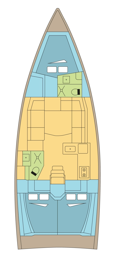 Sailboat to hire Parham Town at the best price