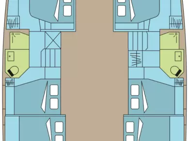 Fountaine Pajot Fountaine Pajot Aura 51 SMART ELECTRIC - 5 cab. charter bareboat or skippered in  Pozzuoli