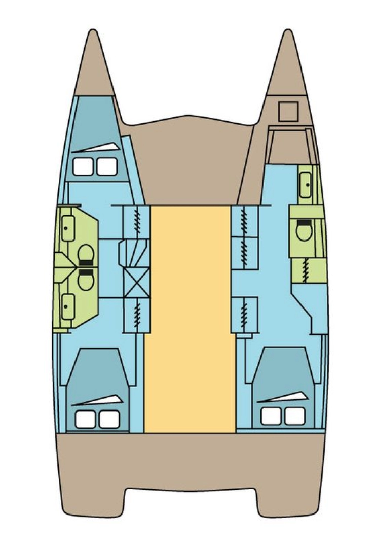 Catamaran hire in Parham Town - Fountaine Pajot Isla 40