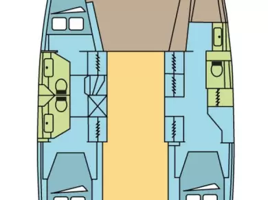 Catamaran hire in Parham Town - Fountaine Pajot Isla 40