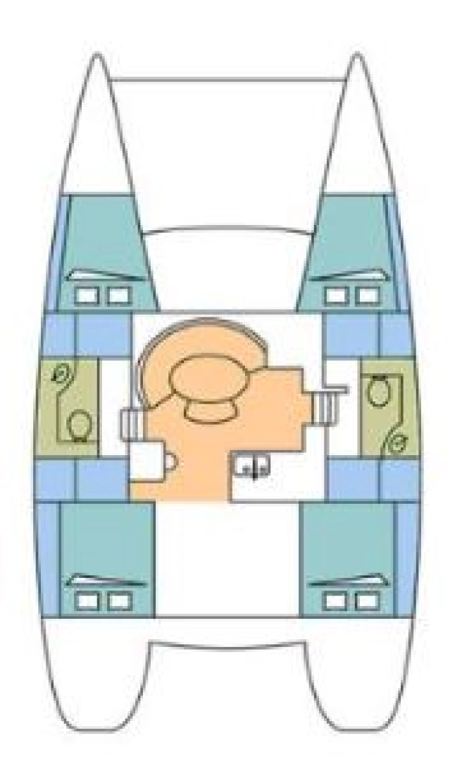 Hire Catamaran Lagoon with a boat licence