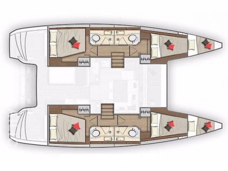 Yacht hire Castellammare del Golfo cheap Lagoon 40