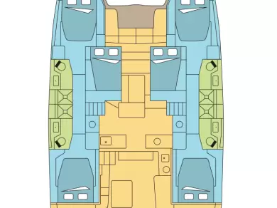 Yacht hire La Paz cheap Lagoon 51